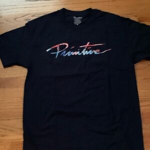 2 men’s cotton large tshirts. Electric, Primitive selling as a group